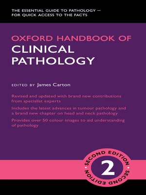 cover image of Oxford Handbook of Clinical Pathology